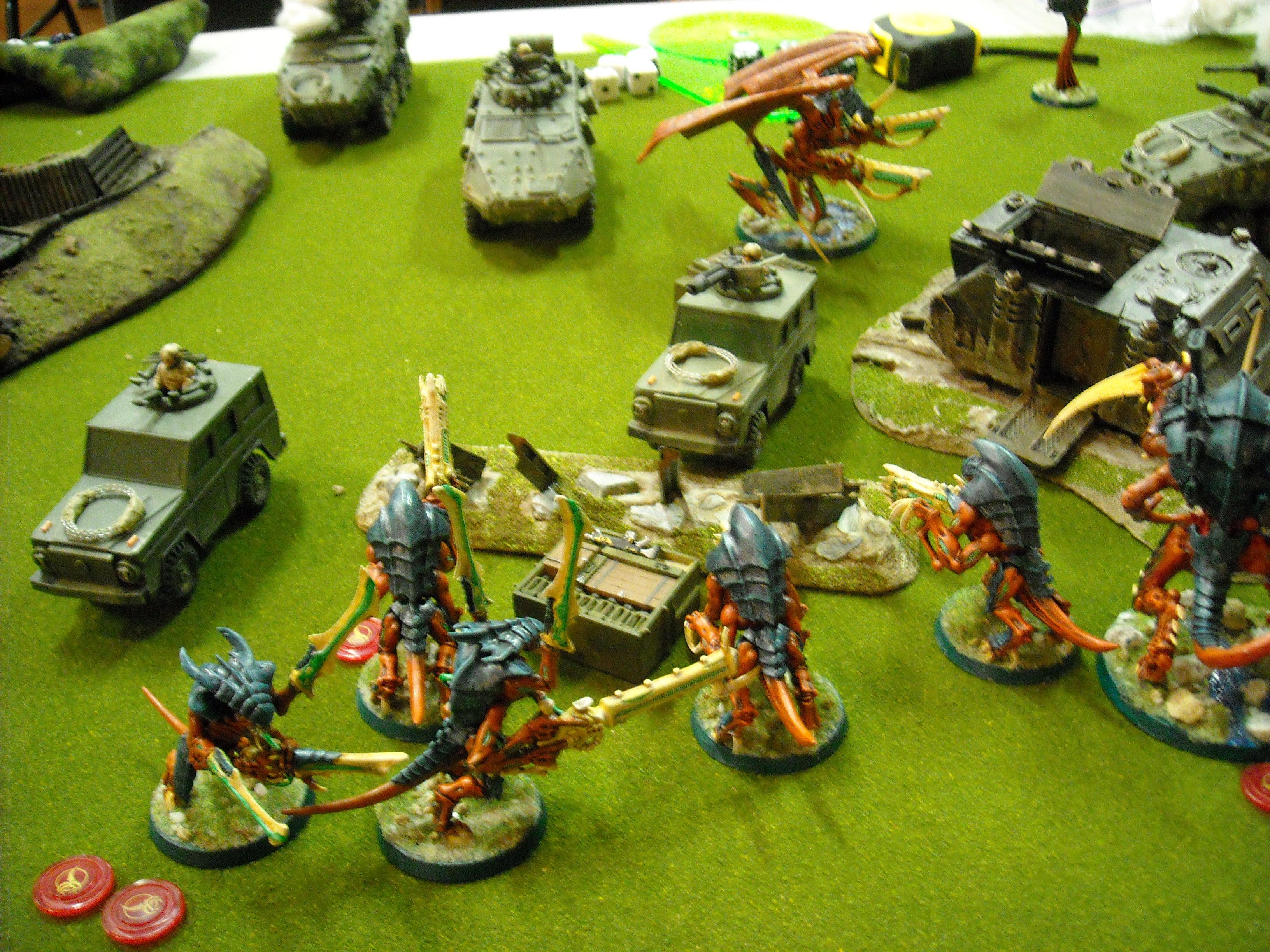 Battle Report, Imperial Guard, Tyranids - G1T5B-01-Tauros contest
